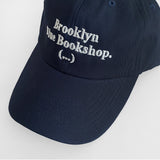 Brooklyn Blue Bookshop Ball Cap (Midnight Blue) (6602771759222)