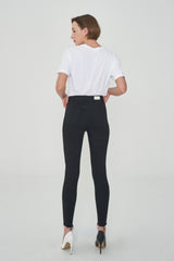 ウェストスリットスキニージーンズ/WAIST SLIT BLACK SKINNY JEAN [6803]