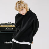 オーバーフィットレタリングパーカー/OVERFIT LETTERING HOODIE-BLACK