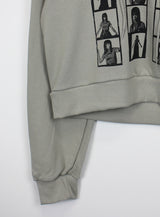 フォトクロップフードTシャツ/Photo Crop Hooded T-shirt (2color)