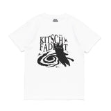 KITSCH CAT JUMPING SHORT SLEEVE (WHITE)
