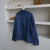 ASCLO Back Button Denim Jacket (3color)