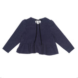Frances blouse (navy) (6647231774838)