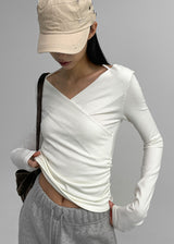 [MADE] Belan Wrap String Long Sleeve T-shirt