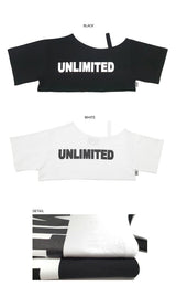 アンリミテッド オフショルダー クロップトップ / TOP(9363) Unlimited Off Shoulder Crop