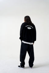ハーフジップスウェットシャツ / Half-Zip Sweatshirt_Black