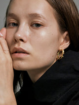 Wave earring (6559908462710)