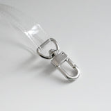 クリアpvcストラップポーチ / Clear pvc strap pouch_gliter