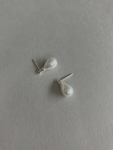 [92.5silver] water pearl earrings