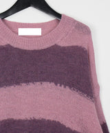 ベターストライプダメージニット/Better Stripe Damage Knit (2color)