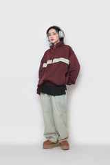 ミッドカラーパイピングジップアップ / Mid Colour Piping Zip-Up