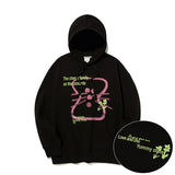 KIRSH X MISAKI KAWAI ARTWORK POINT HOODIE [BLACK]