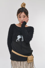 ディアアイレットTシャツ/Dear eyelet t (2 colors)