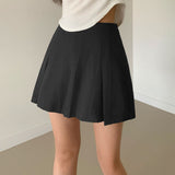[Included underpants] Like short pleats skirt pants & skirt