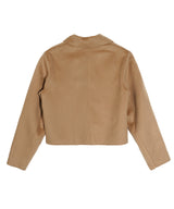 Handmade wool short coat_beige