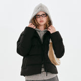 CHERRY BASIC DOWN JUMPER [BLACK]