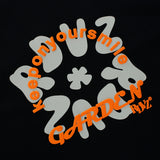 フラワーリーフロゴTシャツ / flower leaf logo t-shirts - NAVY