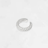 ミニ ドーナツ イヤーカフ / [MONSTA X] [S925] Mini Donut Ear Cuffs (white,silver)