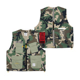 カモ柄ベスト / 21SS TECH VEST CAMOUFLAGE / BLACK