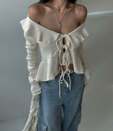 Strap Cargo Wide Jeans