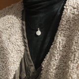 [CCNMADE] LEATHER SILVER NECKLACE (4type) (6649354092662)