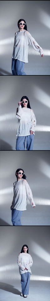 カットアウトサマーニット / CUT-OUT SUMMER KNIT (IV)