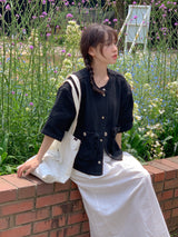 3 TAP Snap Tweed Jacket (2color)