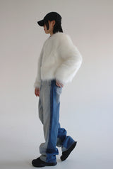 ホワイトファージャケット/white fur jacket