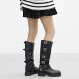 Renault Buckle Long Boots