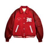 [UNISEX] リバーシブル "ワールドピース" パッデッドボンバージャケット