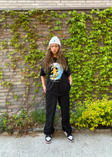 バギーコットンパンツ/MBSRCOPT132 MID90 BAGGY COTTON PANTS BLACK