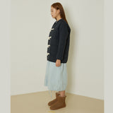 クラウドキルティングジャケット / Cloud quilting jacket (black)