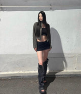 ピグメントレザーバイカージャケット / PIGMENT LEATHER BIKER JACKET