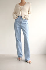 ケイリージーンズ / KALEY JEANS / LONG STRAIGHT DENIM PANTS