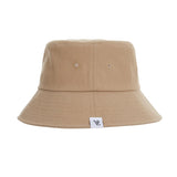 Herringbone label bucket hat BEIGE