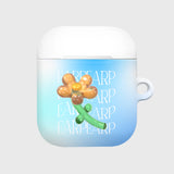 JELLY FLOWER-SKY BLUE(AIR PODS-HARD) (6613162066038)