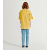 ダイビングプリントオーバーフィットTシャツ / DIVING PRINT OVERFIT T-SHIRT _ YELLOW