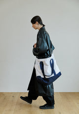 ユニセックスカンバスバッグ/unisex canvas bag white