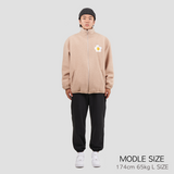 フラワーフリース / Flower Fleece Jacket Begie (4600441045110)