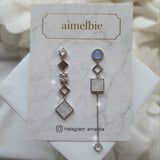 モダンパステルブルーシークピアス / Modern Pastel Blue Chic Piercing