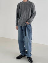 Cube embossed knit 