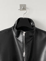 シンプルレザーストリングジャケット
