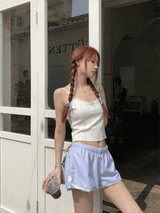 ハウスストライプバンディングショートパンツ