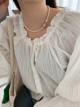 モヌッフパールネックレス / [925silver] Monuff Pearl Necklace