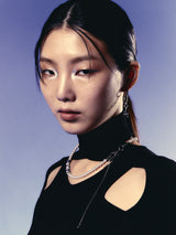 no.172ブラックピアス/no.172 earring black