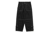サイドストッパーカーペンターパンツ / SIDE STOPPER CARPENTER PANTS_BLACK