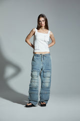 ベルトスリーブレストップ / BELT SLEEVELESS TOP