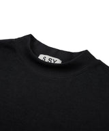 ハーフネックエッセンシャルロングスリーブ / half neck essential long sleeve black