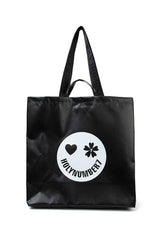 SMILE BIG SIZE SHOPPER BAG_BLACK (6582794649718)
