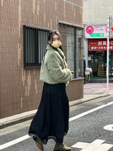 [MADE] Pudding Fur Jacket (Matcha Green)